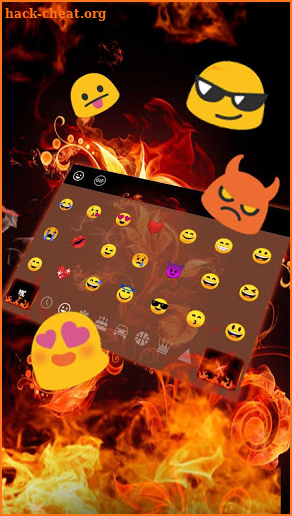 Flame Flower Keyboard screenshot