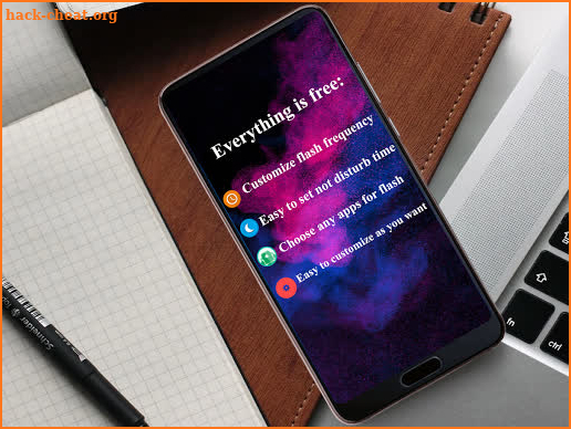 Flash Blink Alert for all notification,call, sms screenshot