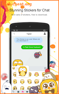 Flash Emoji Keyboard & Themes screenshot