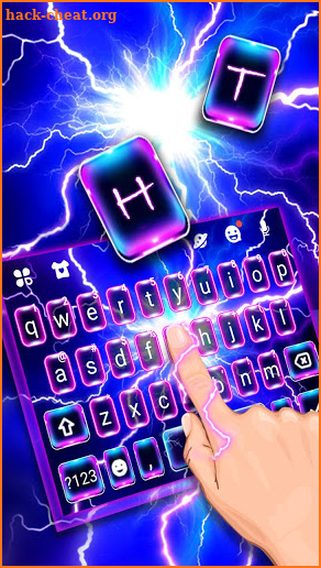 Flash Lightning Keyboard Theme screenshot