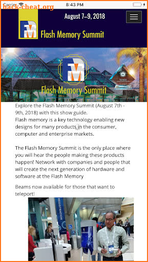 Flash Memory Summit 2019 screenshot