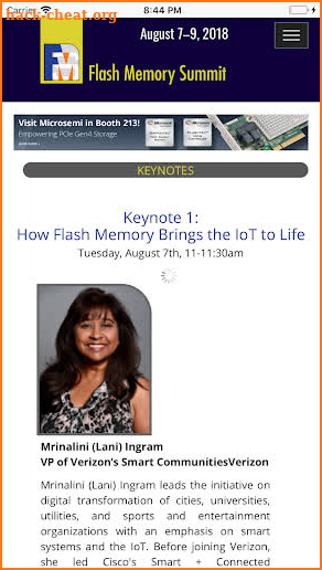 Flash Memory Summit 2019 screenshot