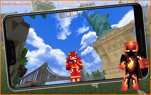 Flash-Superhero Mod Minecraft screenshot