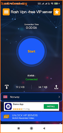 Flash VPN Fast & Secure screenshot