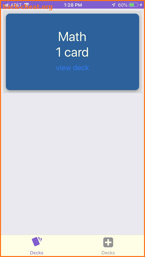 Flashcards screenshot