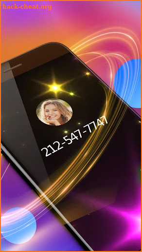 Flashing Stars Caller Screen screenshot