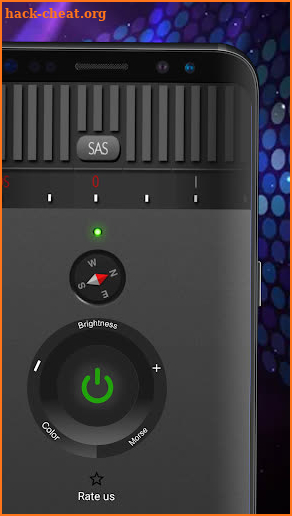Flashlight Free - LED Light,Compass&Morse screenshot