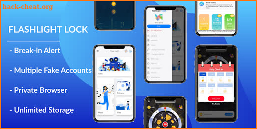 Flashlight Lock– Lock Video & Hide Photo screenshot