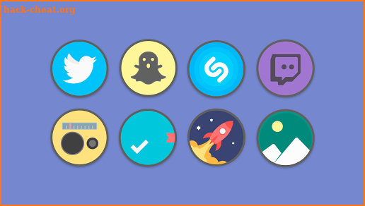 Flat Circle - Icon Pack screenshot