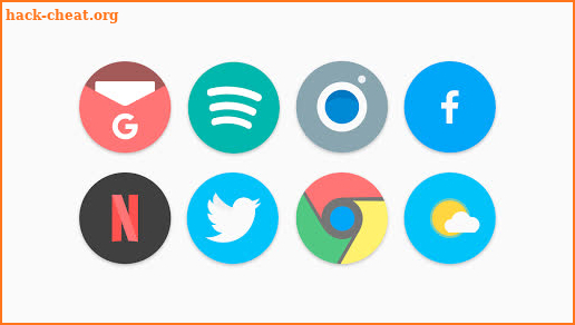 Flat Pie - Icon Pack screenshot