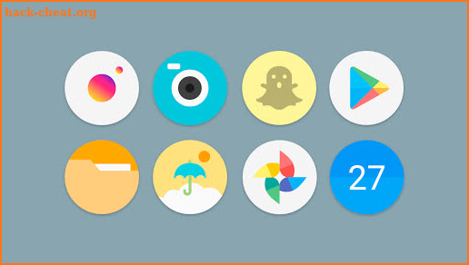 Flat Pie - Icon Pack screenshot