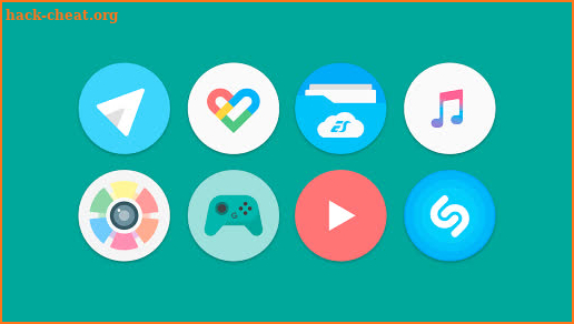 Flat Pie - Icon Pack screenshot