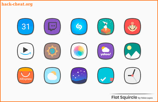 Flat Squircle - Icon Pack screenshot