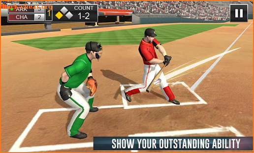 Flick Hit Home Run - baseball hitting games screenshot