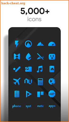 Flight Blue - Icon Pack screenshot