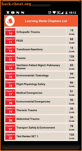 Flight Nurse Exam Review screenshot