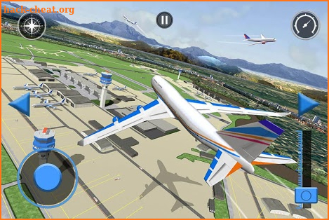 Flight Plane Landing Simulator 3D Free screenshot