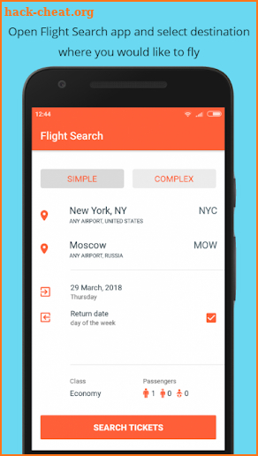 Flight Search - Free Price Aggregator App screenshot