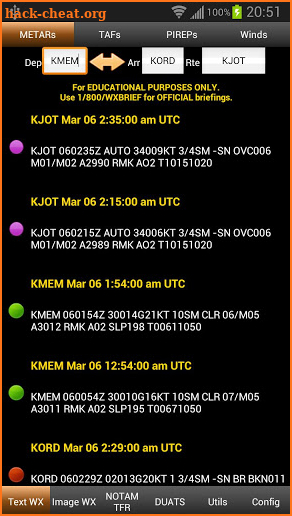 FlightBriefer Aviation Weather screenshot