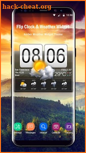 Flip Clock & Weather Widget screenshot