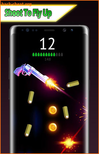 Flip the Gun : Shoot the Gun to Fly screenshot