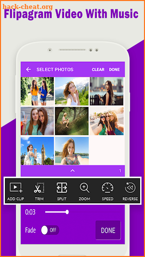 Flipagram video maker + music screenshot