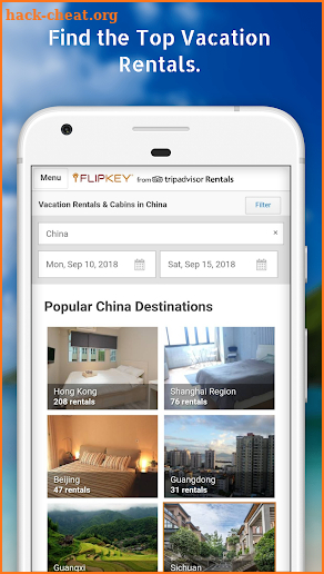 FlipKey - Find the perfect vacation rental screenshot