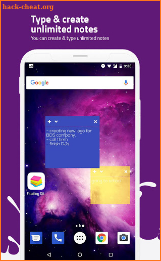 Floating Sticky Notes screenshot
