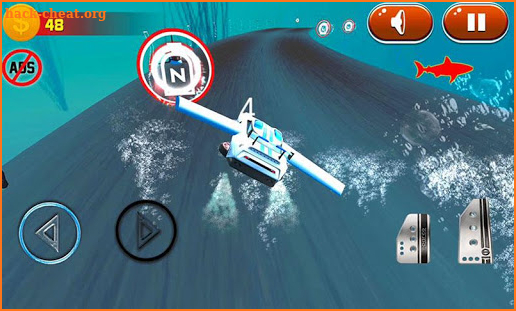 Floating Underwater Cars Racing screenshot