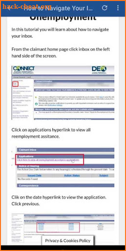 Florida Unemployment App screenshot