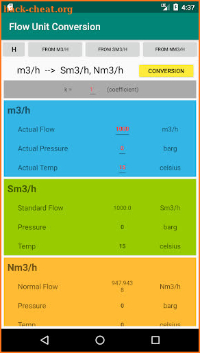 Flow Conversion screenshot