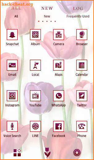 Flower Wallpaper Tulip Pattern Theme screenshot