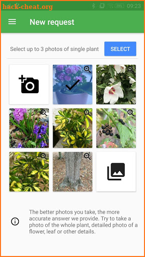 FlowerChecker+, plant identify screenshot