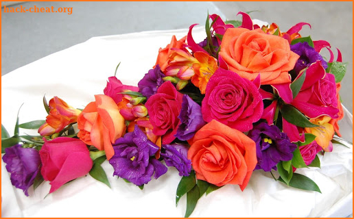 Flowers Bouquet Glitter HD and Roses Photos Gif 3D screenshot