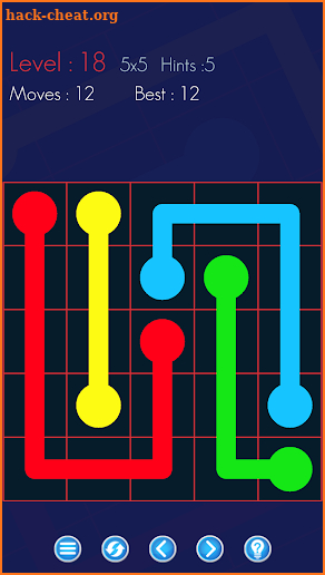 Flowing Free Game - Connect the Dots screenshot