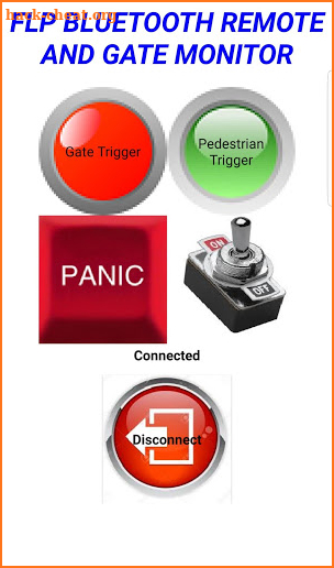 FLP Bluetooth Remote And Gate Monitor screenshot