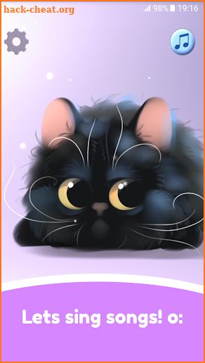 Fluffy Meow Live Wallpaper screenshot