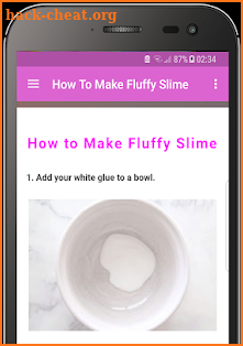 Fluffy Slime Recipes - How To Make Fluffy Slime screenshot