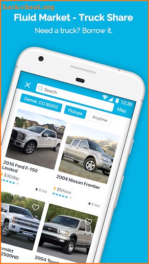 Fluid Market - Truck Share screenshot