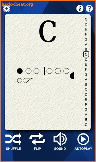 Flute Notes Flash Cards screenshot