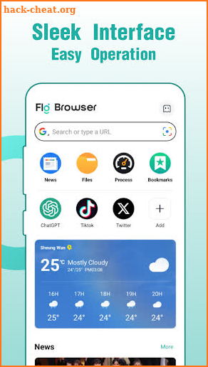 Fly Browser-Search & Private screenshot