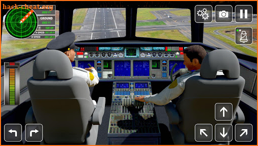 Flying Airplane Pilot Flight Simulator-Plane Games screenshot