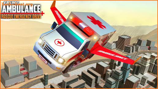 Flying Ambulance Rescue Emergency Drive screenshot