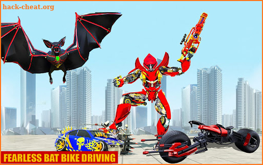 Flying Bat Bike Robot Transform Games 2021 screenshot