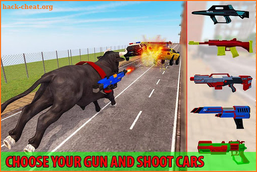 Flying Bull Racing & Shooting: City Rampage screenshot