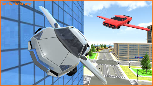 Flying Car City 3D screenshot