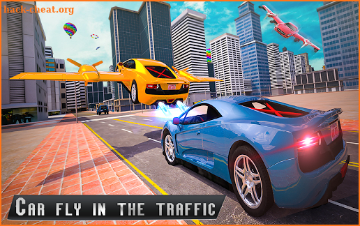 Flying Car City Thug Racing screenshot