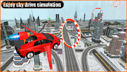 Flying Car Games Sky Drive screenshot