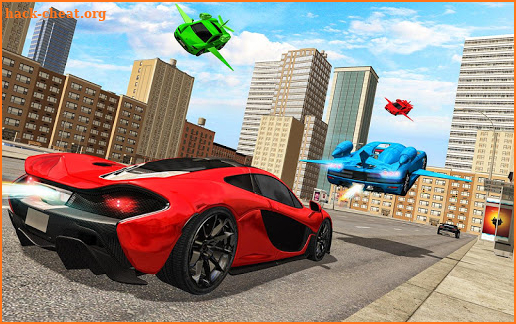 Flying Car Police Robot Transforming War screenshot