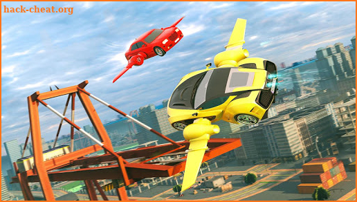 Flying Car Racing Adventure Game screenshot